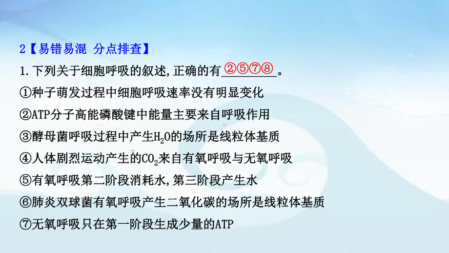 2021届高三二轮复习(江苏专版)生物专题复习：专题3-细胞呼吸与光合作用课件.ppt_第3页