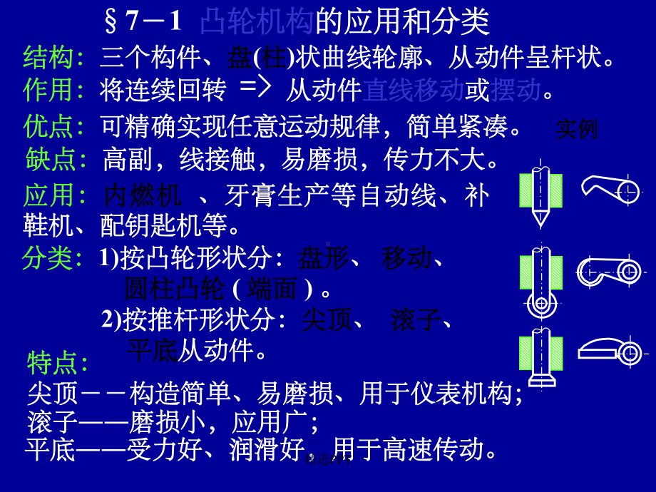 机械设计基础第七章凸轮机构教学课件.ppt_第2页