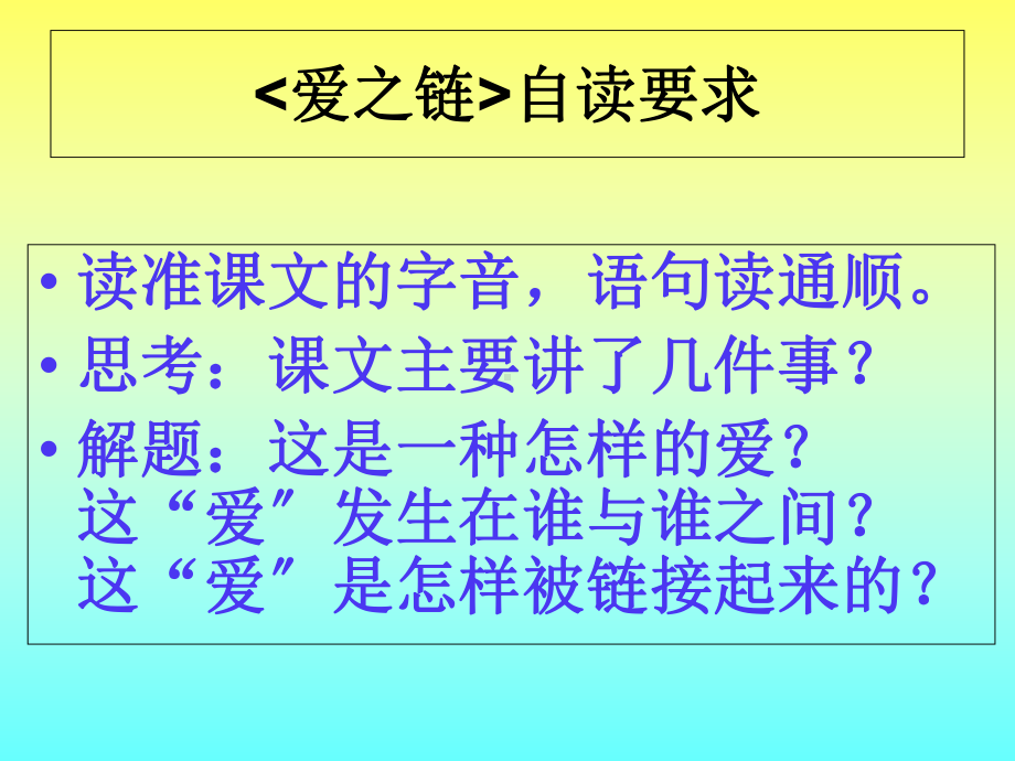 (课堂教学课件-3)爱之链.ppt_第2页