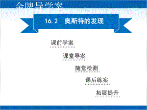 -奥斯特的发现沪粤版九级物理下册同步课件.ppt