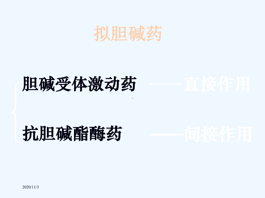 第六篇胆碱受体激动药第七篇抗胆碱酯酶药与胆碱酯酶复合药教学课件.ppt_第2页