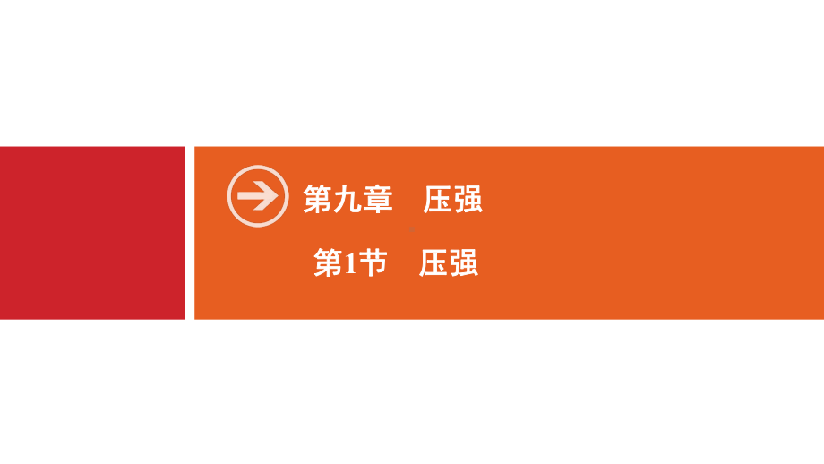 2020年人教版物理八年级下册练习课件：第9章-第1节-压强.ppt_第1页