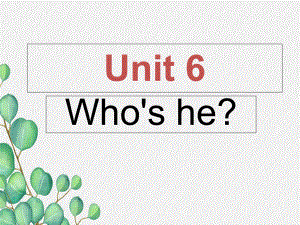 《Unit-6-Who’s-he》课件-(市优课件)2022年湘少版课件1.ppt