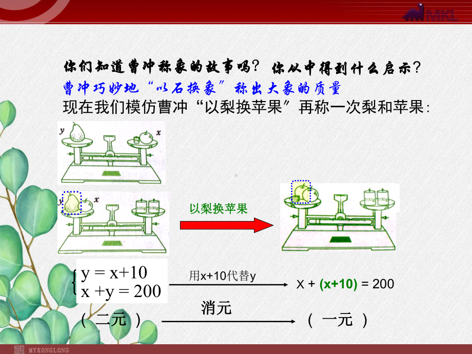 《代入法解二元一次方程组》课件-2022年人教版省一等奖.ppt_第3页