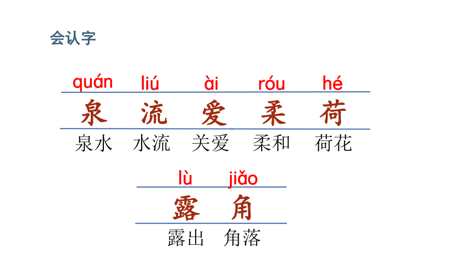 [部编人教版]一年级下册小池(完美版)课件.ppt_第3页