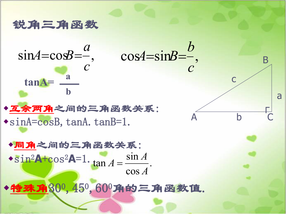 2022年浙教初中数学九下《锐角三角函数的计算》课件8.ppt_第2页