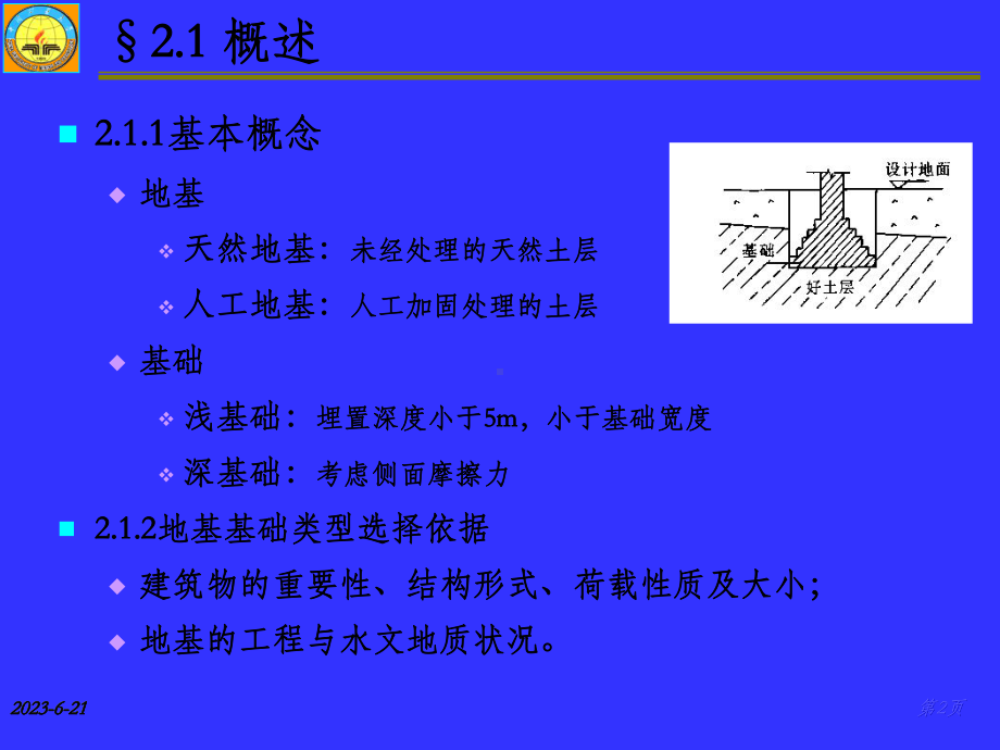 《地基与基础工程》课件第2章天然地基上浅基础设计.ppt_第2页