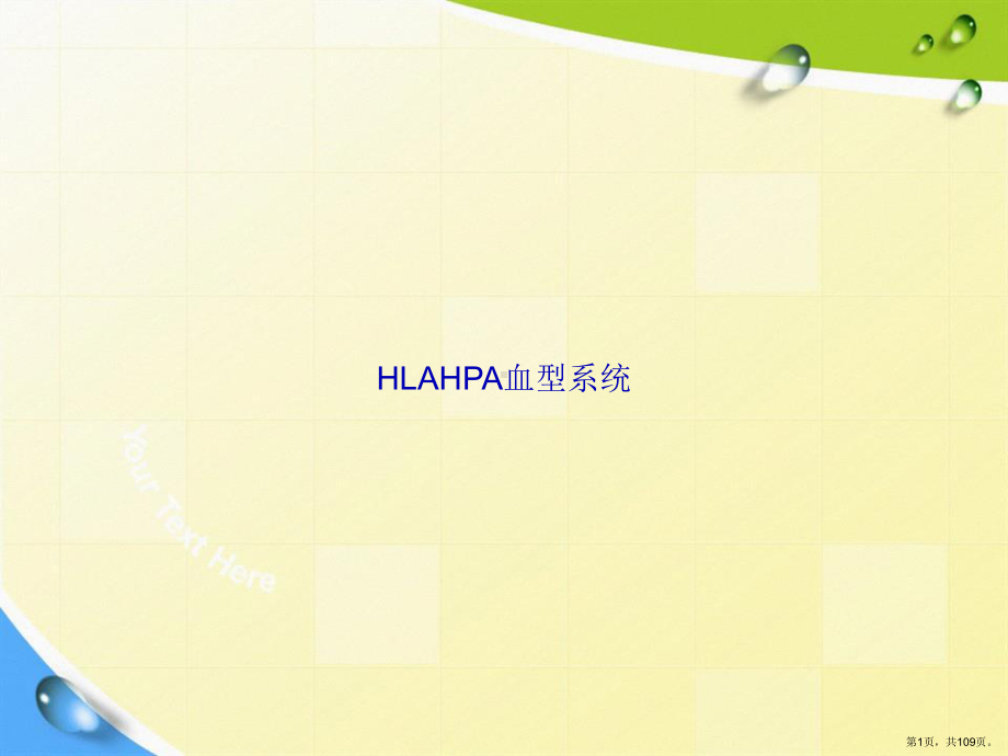 HLAHPA血型系统讲课课件.ppt_第1页