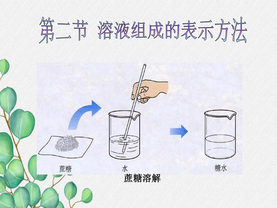 《溶液组成的表示》课件-(公开课专用)2022年沪教版-9.ppt_第1页