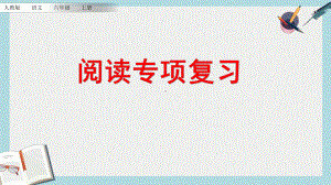 （小学课件）六年级语文上册阅读专项复习部编本人教版2019秋.pptx