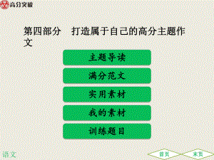 （2019最新）2019中考满分作文必备：第三类--联想想象课件.ppt