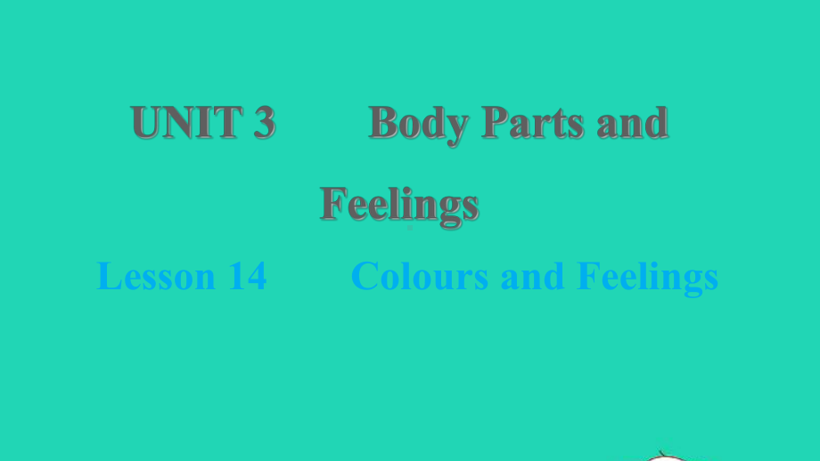 七年级英语上册Unit3Lesson14ColoursandFeelings习题课件新版冀教版.ppt_第1页