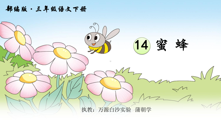 三年级语文14-蜜蜂优秀课件.ppt_第1页