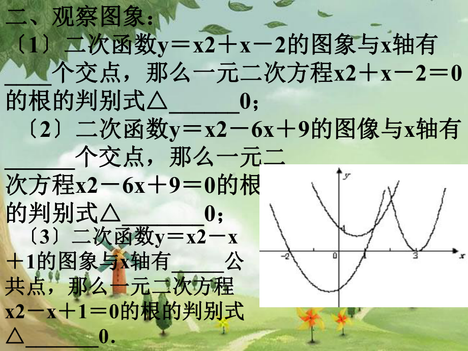 人教初中数学九上-《二次函数与一元二次方程》课件-(高效课堂)获奖-人教数学2022-.ppt_第3页