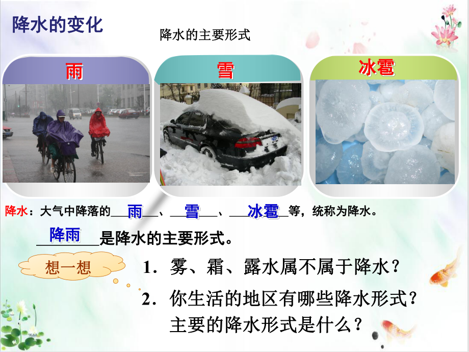 人教版地理七上第三章第节《降水的变化与分布》课件新.pptx_第3页