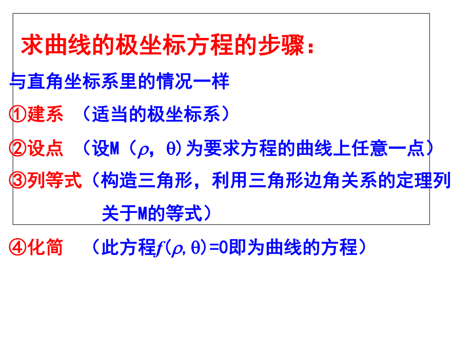 人教B版高中数学选修4-4第一章-1-3曲线的极坐标方程课件.ppt_第3页