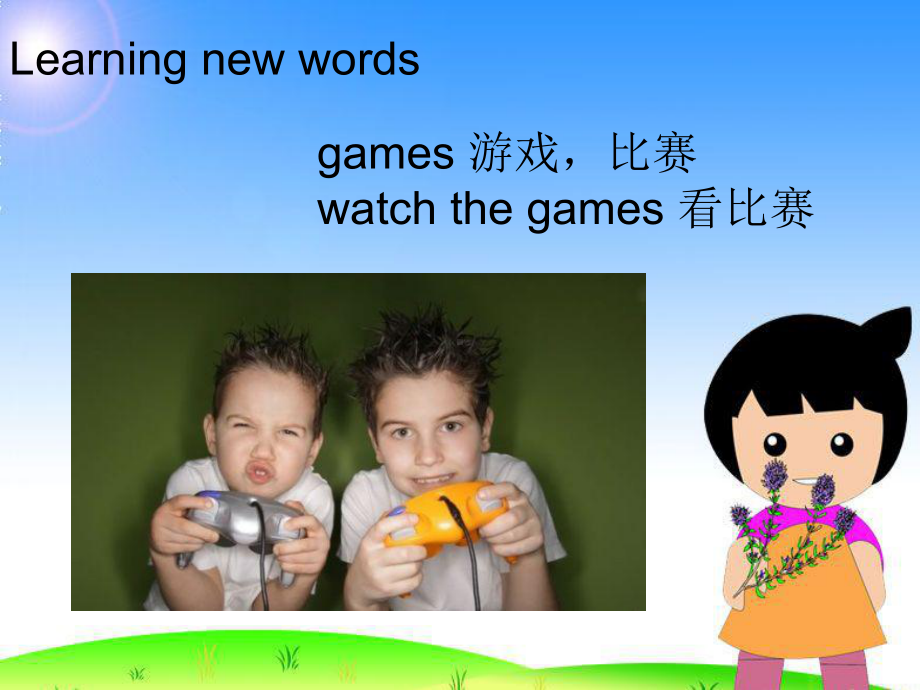 五下英语课件-U6-We're-watching-the-games-L31-人教(精通)-.ppt_第2页