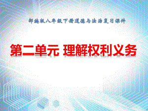 人教部编版八年级下册道德与法治第二单元-理解权利义务-复习课件.pptx