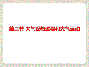 人教版高中地理必修一--《大气受热过程和大气运动》-课件.pptx