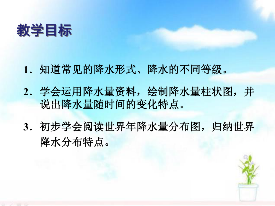 人教版七年级地理上册第三章第三节-降水和降水的分布新教学课件.pptx_第2页