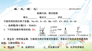 九年级化学下学期期末测试课件-新人教版.ppt