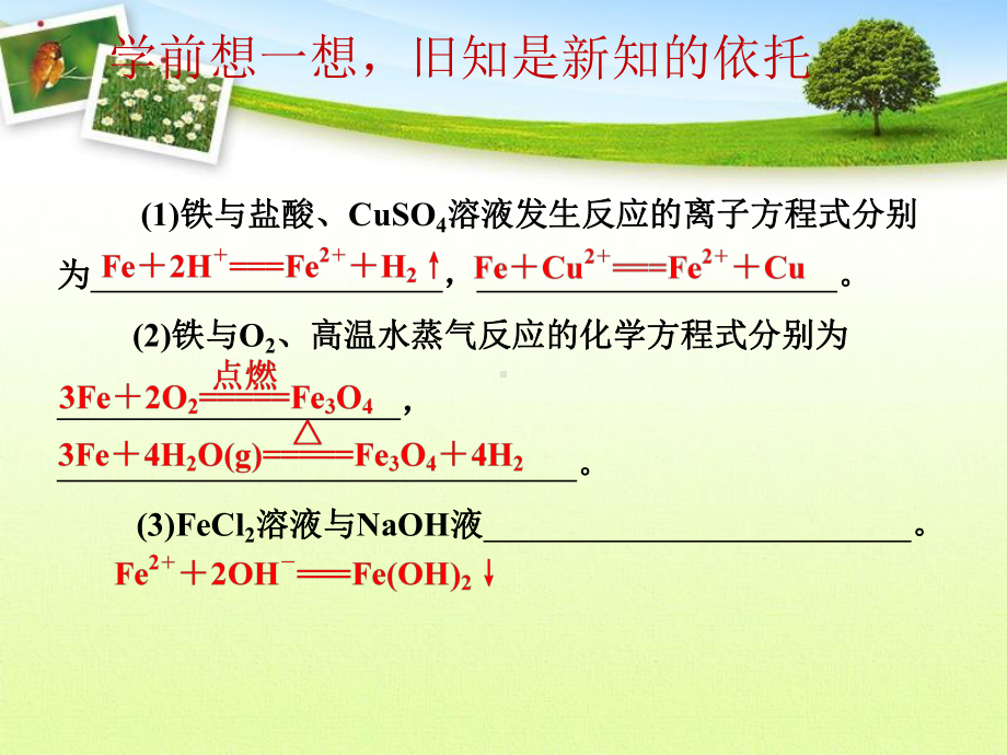 人教版化学必修一《几种重要的化合物铁的化合物》配套课件.ppt_第3页