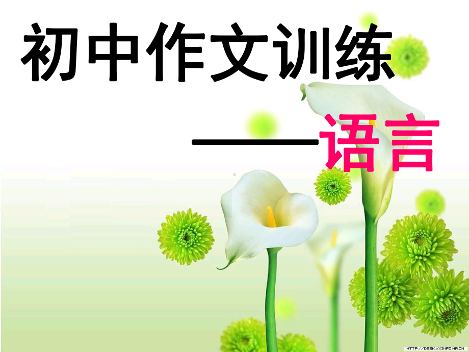 作文训练语言课件.ppt_第1页