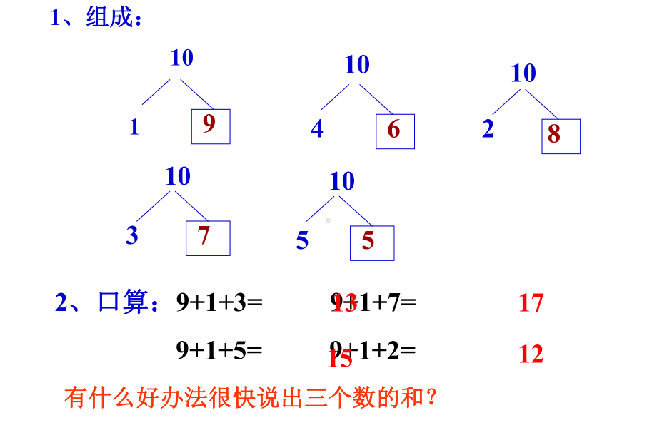 北京版数学一年级上册《9加几》课件.ppt_第2页