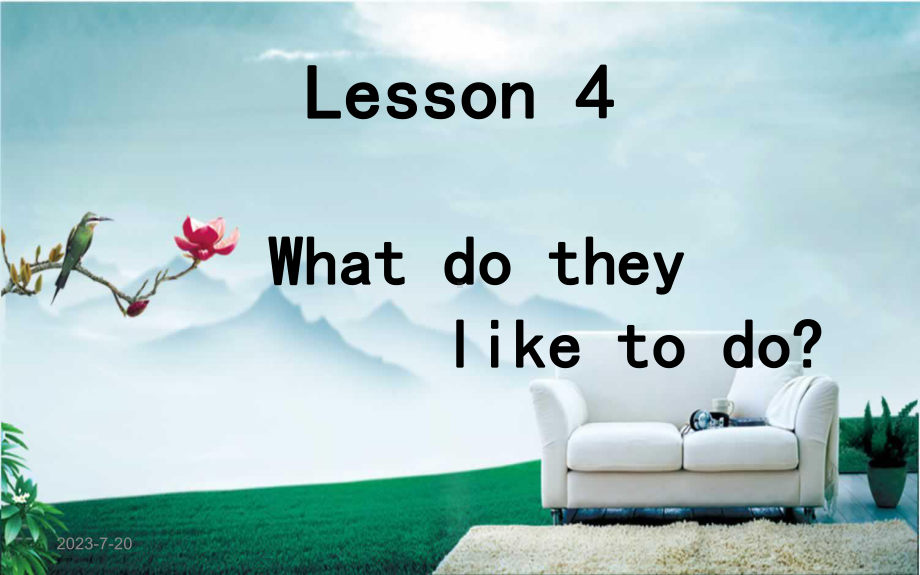 冀教版英语五年级上（推荐-）Lesson-4-What-Do-They-Like-to-Do(课件1).ppt_第2页