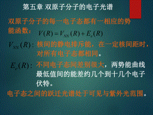 双原子分子的电子光谱课件.ppt