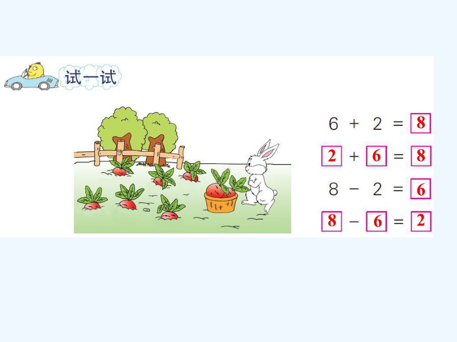 双塔区某小学一年级数学上册-八-10以内的加法和减法-第6课时-得数是8的加法和相应的减法课件-苏教版.ppt_第3页