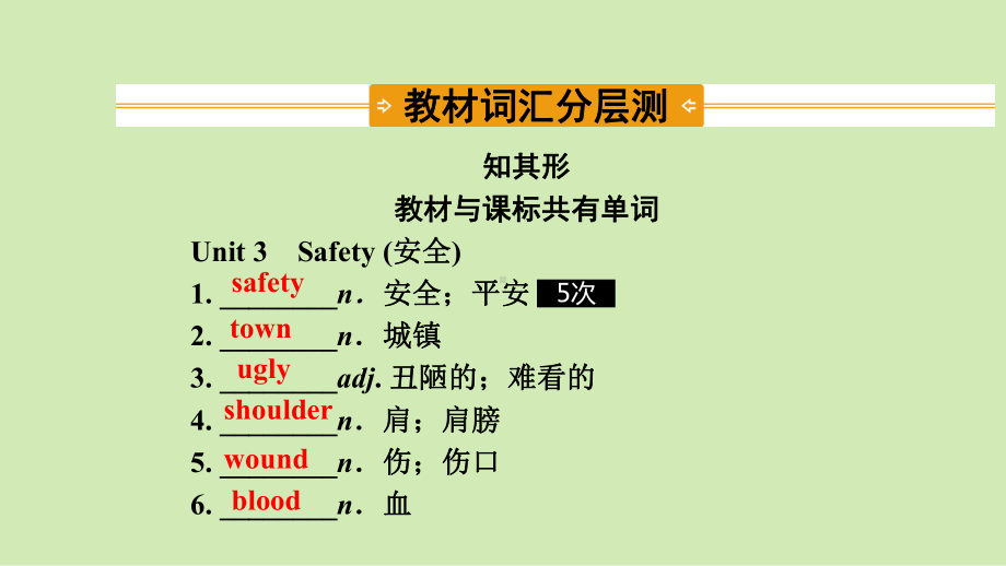 冀教版英语中考教材梳理--九年级(全)-Units-3～4-课件.ppt_第2页