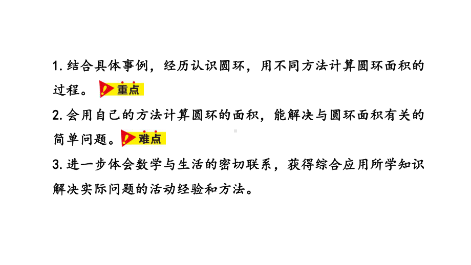 冀教版数学六年级上册第4单元圆的周长和面积第6课时圆环面积课件.pptx_第2页