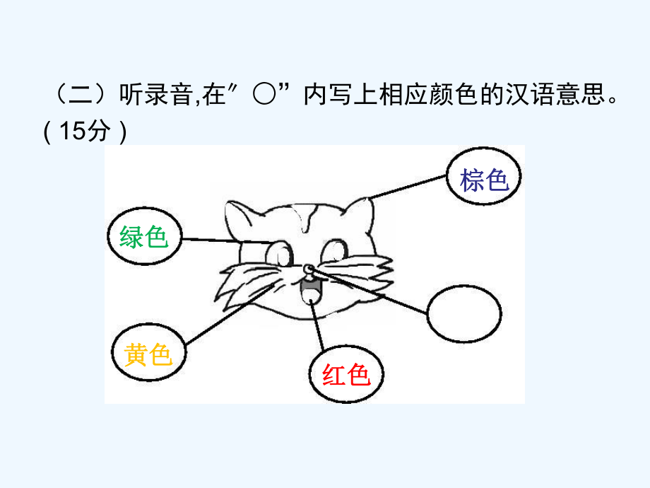 佛山市某小学三年级英语上册Unit3Lookatme自测课件人教PEP6.pptx_第3页