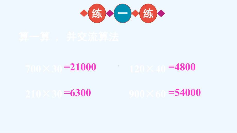 岐山县某小学四年级数学上册四三位数乘两位数的乘法整理与复习课件西师大版2.ppt_第3页