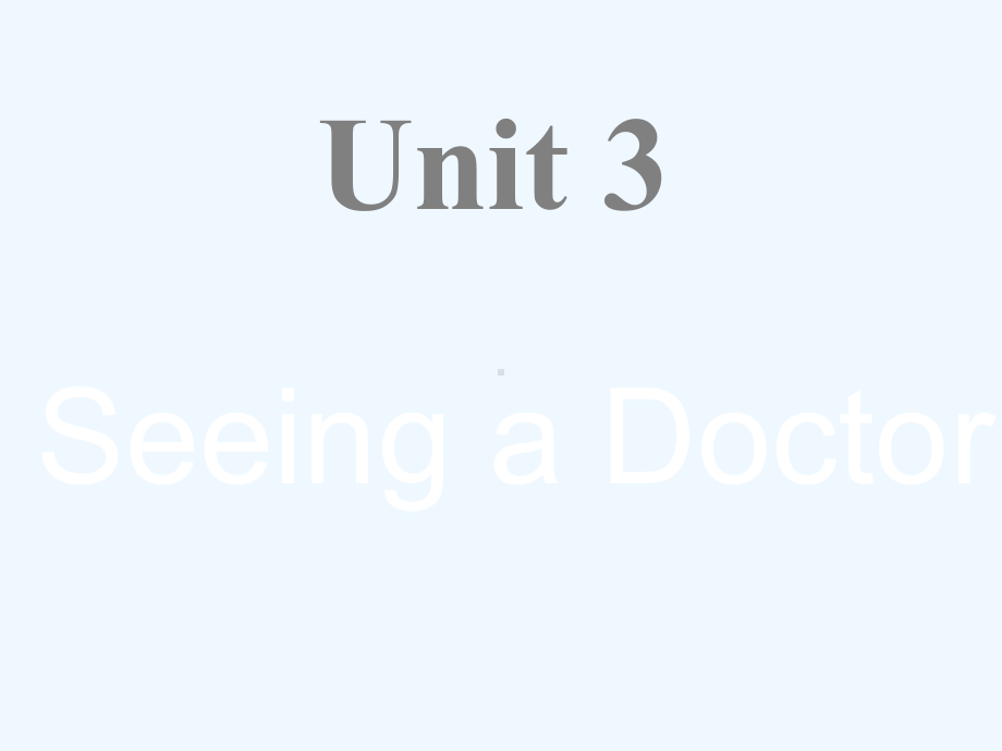 小学六年级英语下册Unit3SeeingaDoctorPartB课件1闽教版三起.ppt_第1页