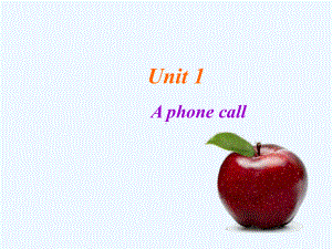 宜宾市某小学五年级英语下册-Unit-1-A-phone-call课件1-剑桥版.ppt