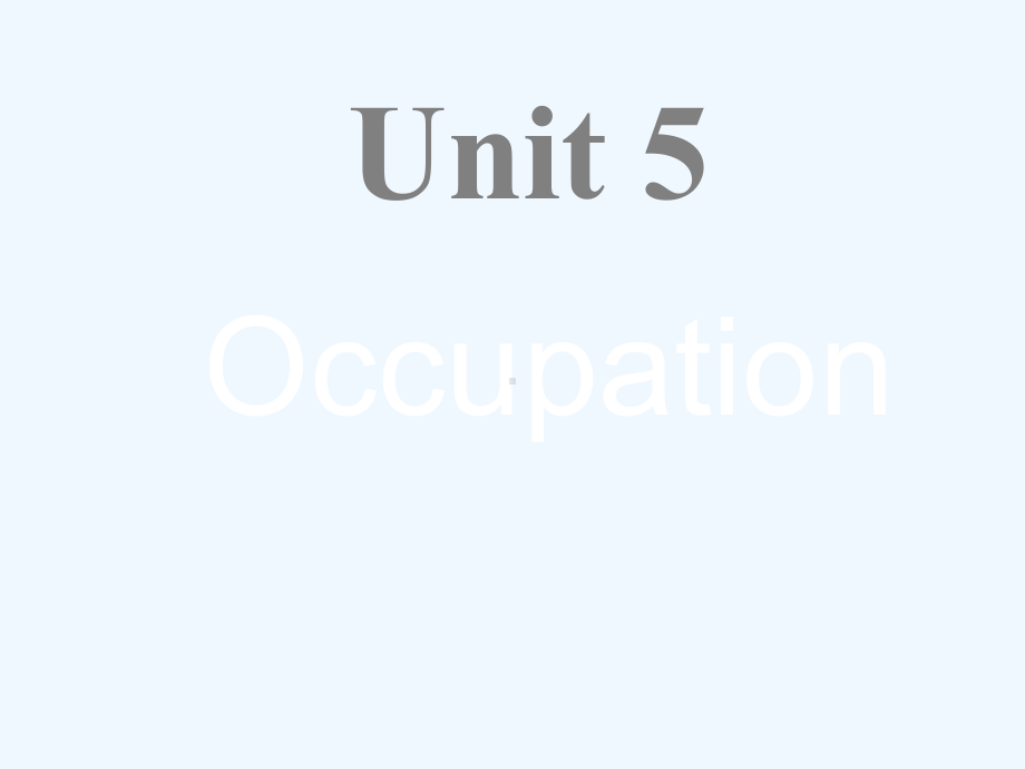 房县某小学六年级英语下册-Unit-5-Occupation-Part-A课件2-闽教版三起.ppt_第1页