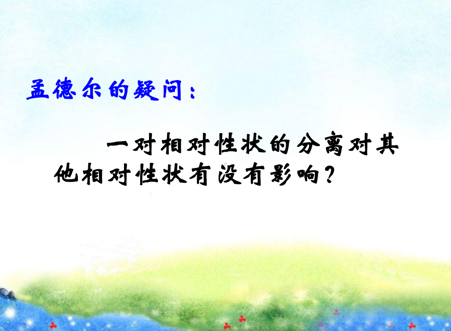 孟德尔的豌豆杂交实验(二)-公开课获奖课件.ppt_第2页