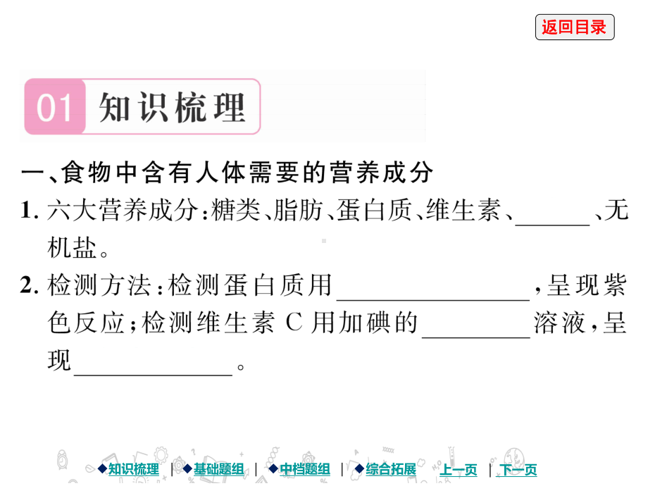 最新北师大版生物7年级下册第8章第1节《人类的食物》市习题课一等奖课件.ppt_第3页