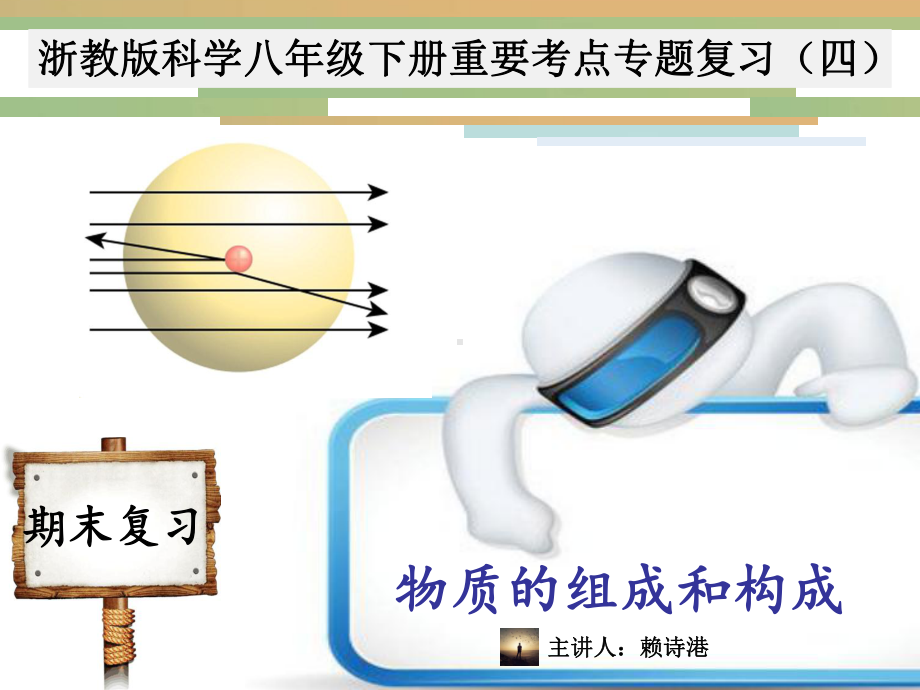 浙教版科学八年级下册期末重要考点专题复习课件：物质的组成和构成.ppt_第1页