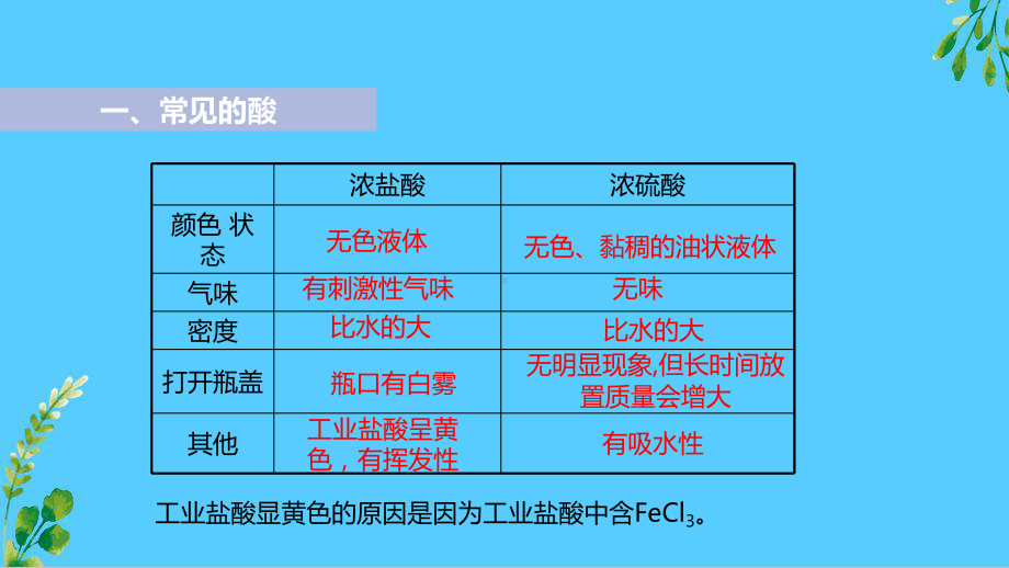 沪教版九年级化学下册72-常见的酸和碱-复习课件.pptx_第2页