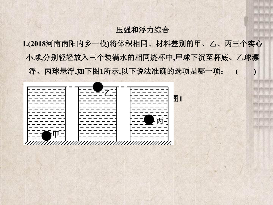 昌江黎族自治县某中学八年级物理下册专项综合全练二课件新版新人教版9.pptx_第2页