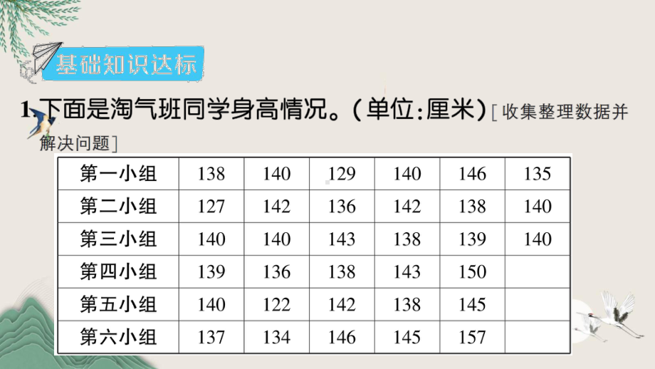 江苏省苏州市某小学三年级数学下册七数据的整理和表示第2课时快乐成长课件北师大版.ppt_第2页