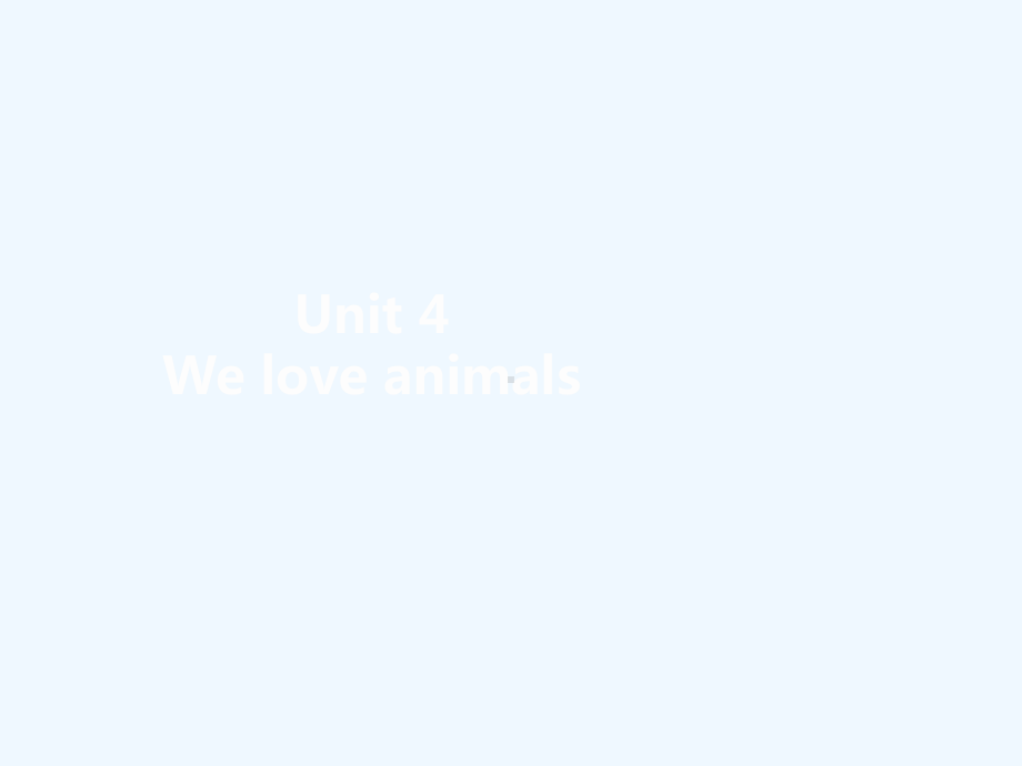 桦甸市某小学三年级英语上册Unit4WeloveanimalsPartA第1课时练习课件人教PEP.ppt_第1页