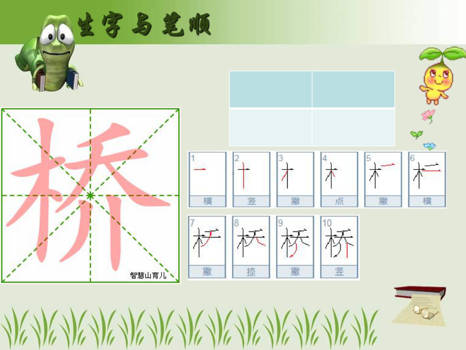 最新部编版语文二年级上册生字笔顺笔画(第二单元)课件-.ppt_第3页