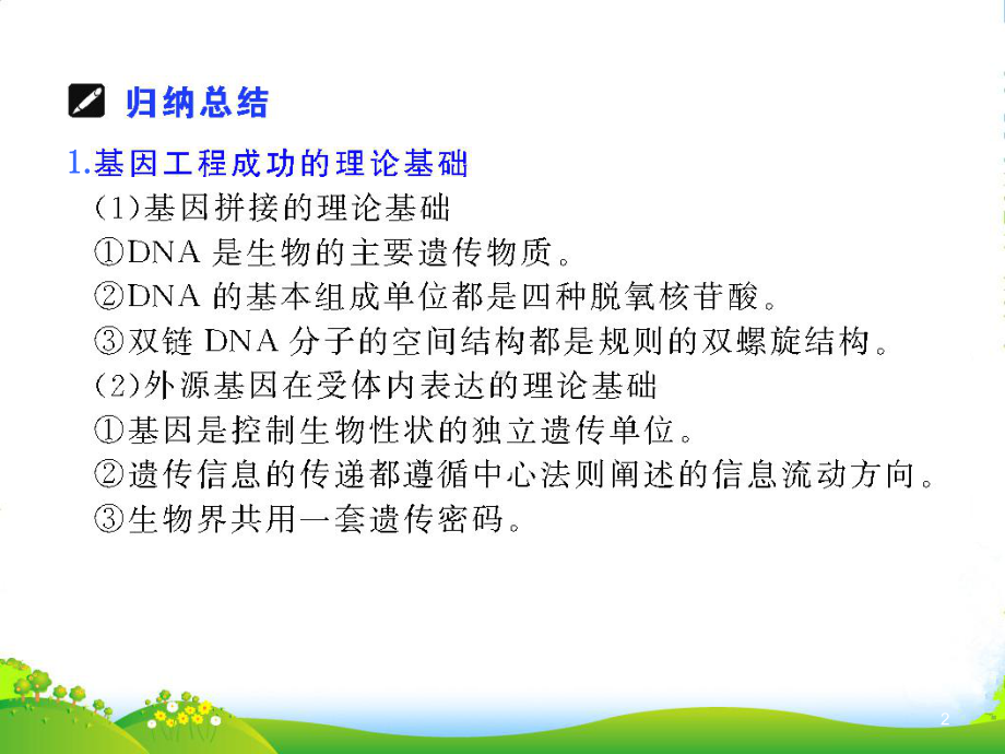 浙江省XX中学高中生物-基因工程2复习课件-浙科选修3.ppt_第2页