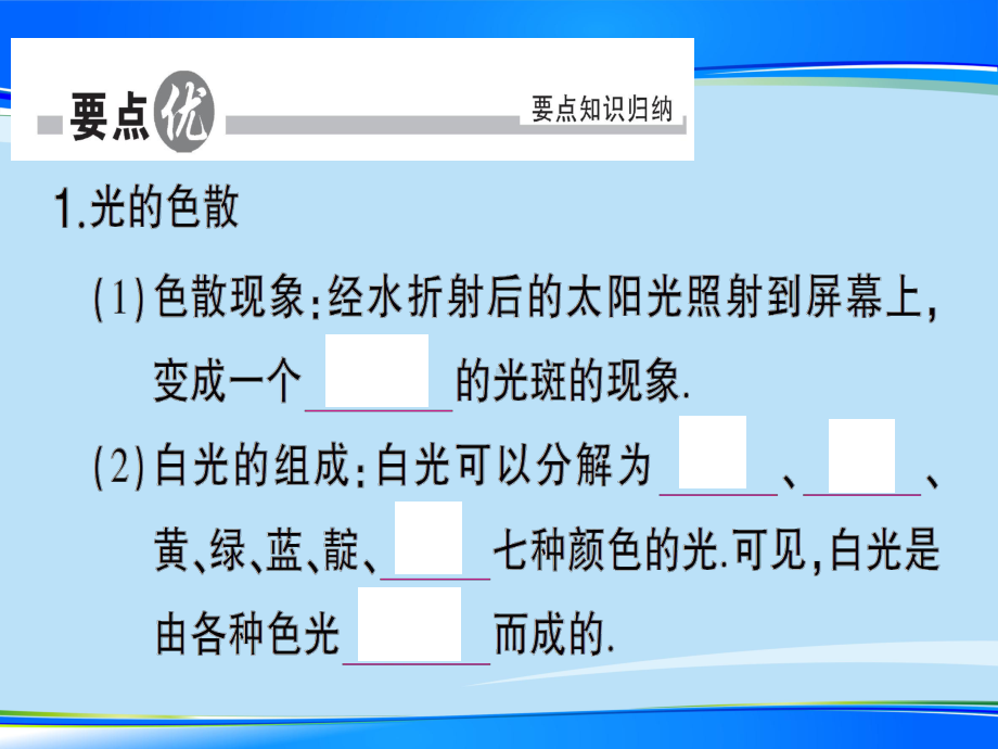 第四章-第四节-光的色散—2020年秋沪科版八年级上册物理课件.ppt_第2页