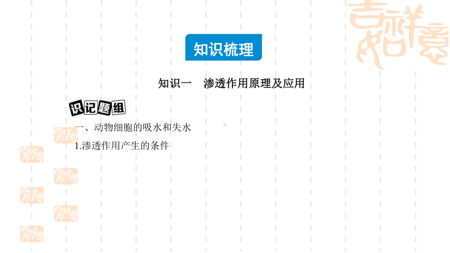 课标版生物一轮配套课件：25《细胞的物质输入与输出》课件.pptx_第2页