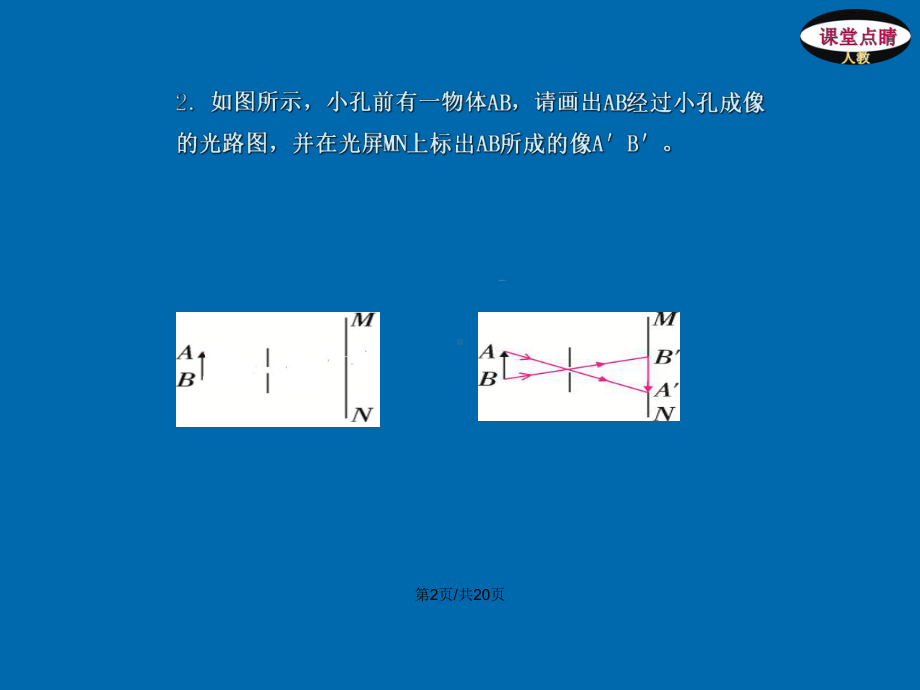 课堂点睛八年级物理上册小专题光学作图新新人教教案课件.pptx_第3页